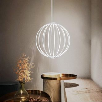 CGC Lighting Paraplu 3 White 60cm Globe LED Ceiling Pendant