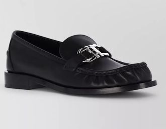 Ferragamo leather loafers