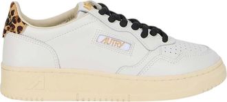 Autry White Animal Print Sneakers
