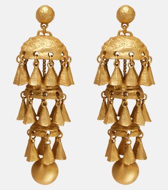 Zimmermann Whimsy Chandeliers 14kt gold-plated drop earrings