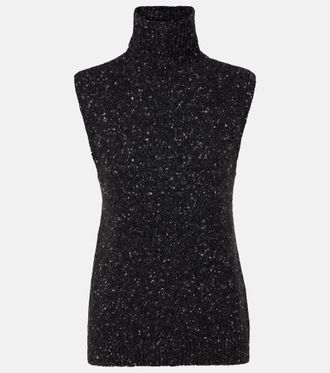 The Row Merilas cashmere turtleneck top