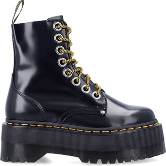 Dr. Martens Jadon Max Black Leather Platform Boots