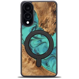 OEM Funda Bewood Unique Para Samsung Galaxy S25 Edge - Turquesa Con Magsafe