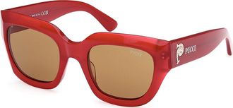 Pucci Emilio Pucci EP0215 69E Womens Sunglasses Burgundy Size 51