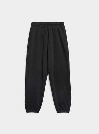 Twik Womens Solid cotton-fleece loose joggers