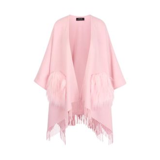 Marc Cain Cape - Dames - Jassen - Roze - Maat: M Wol