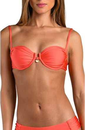 Sunshine 79 Underwire Bikini Top in Shocking Orange at Nordstrom, Size 12