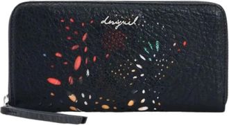 Desigual Grote Portemonnee - Dames - Portefeuilles - Zwart - ONE Size - Accessoires