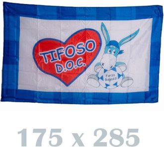 Trade Shop Trade Shop - Bandiera Napoli 175x285 Tifoso Doc Napoletano Italia Scudetto Calcio Squadra