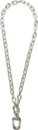 Paco Rabanne Metalen Ketting met Hanger - Dames - Kettingen - Grijs - ONE Size - Accessoires