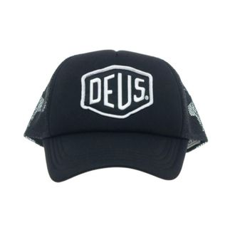 Deus Baylands Trucker Cap - Heren - Petten - Zwart - ONE Size - Leer - Accessoires