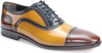 Vella Pais Maine Colorblocked Oxford in Tan at Nordstrom Rack, Size 9.5