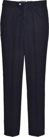 Brunello Cucinelli Navy Linen Blend Tailored Trousers, Brand Size 58 (US Size 42)
