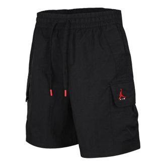 Nike Jordan Air Jordan Brooklyn Woven Cargo Shorts Black University Red IM8968-010