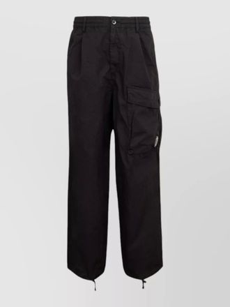 C.P. Company cotton boxy straight-leg cargo trousers