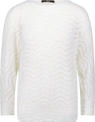 Zero Dames, Truien, Wit, Maat: XS