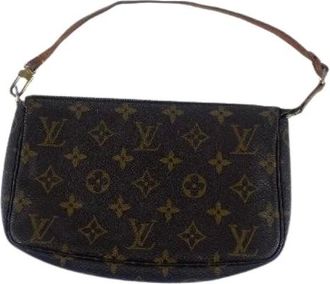 Louis Vuitton Pre-owned Shoulder Bags, female, Brown, Size: ONE SIZE Pre-owned Canvas Shoulder Bag