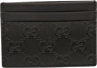 Gucci Pre-owned Wallets, female, Black, Size: ONE SIZE Pre-owned Card Case