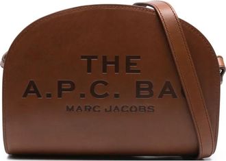 A.P.C. embossed satchel - Brown