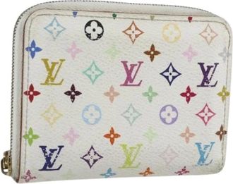Louis Vuitton Pre-owned Wallets, female, Multicolor, Size: ONE SIZE Pre-owned Canvas Wallet