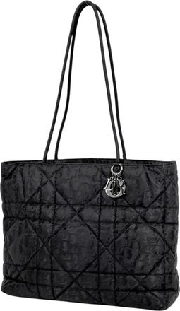 Dior Trotter Black Nylon Tote Bag (Pre-Owned)