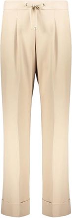 Herno Lichtgewicht Elegante Veelzijdige en Comfortabele Broek - Dames - Vrijetijds broeken - Beige - M - Katoen - Broeken