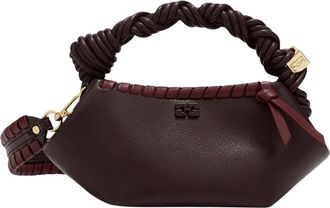 Ganni Bou Mini Deep Shine - Dames - Mini tas - Rood - ONE Size - Polyester - Tassen