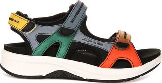 Josef Seibel Flat Sandals, female, Multicolor, 6 UK, Colorful Leather Sandals for Women