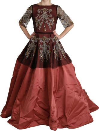 Dolce & Gabbana Versierde A-lijn Gown
