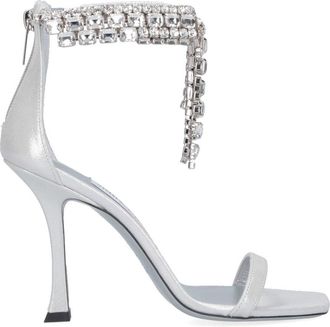 Jimmy Choo London Slingback Sandals With Rhinestones verity 100