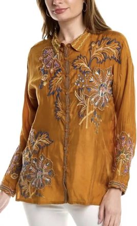 Johnny Was Serenity Button Down In Rust