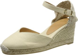 Castaner Chiarita 60 mm Wedge Espadrille Ivory 20985-203 Womens