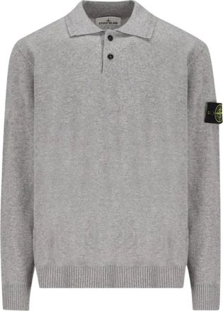 Stone Island Tops, Heren, Grijs, S, Polo Shirts