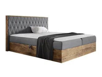Mirjan24 Cama Continental Navis Ii, Faro 4, Continental, Doble, 160x200, Tapiz, Somieres, 168x208x103cm