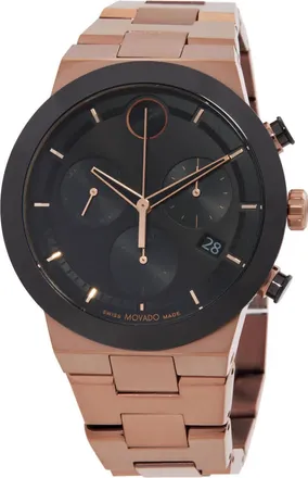 Movado Bold Fusion Chronograph Quartz Black Dial Mens Watch 3600898