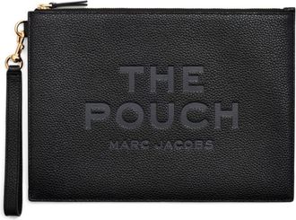 Marc Jacobs The Large Leather clutch bag - unisex - Calf Leather/Polyester - One Size - Black