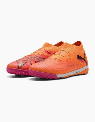 Puma Mens Future 8 Pro Cage Astro Turf Football Boots - Orange - Size: 11.5