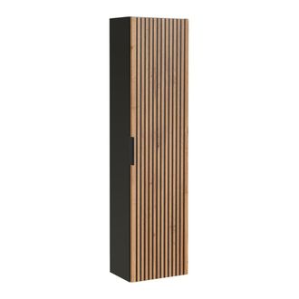 Petits Meubles Columna de pared 1 puerta tableros de melamina y mdf madera imitaci&oacute;n