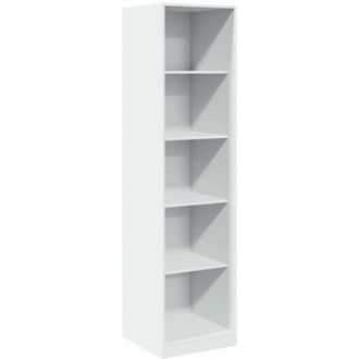 vidaXL Vidaxl - Armario De Madera Contrachapada Blanco 50x50x200 Cm