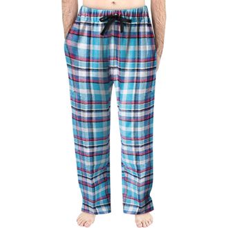 Generic Mens Pyjama Bottoms, Pyjamas for Men, Mens Long Lounge Wear Pants, Mens Pyjamas, Mens Nightwear, Flannel Pajama Pants Oversized, Plaid Sleep & Lounge 