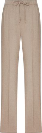 Max Mara CASHMERE FOUL&Eacute; PANTS - Max Mara - Woman
