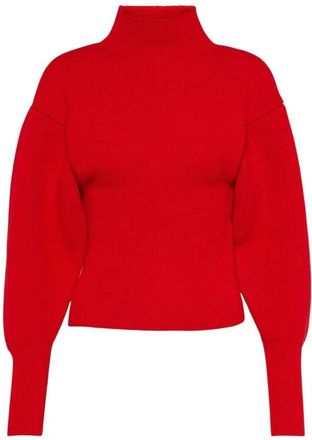 Ferragamo Ferragamo Puffed Sleeve Wool Cashmere Sweater