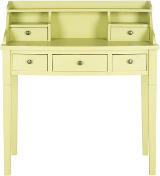 Safavieh Escritorio de madera de pino verde