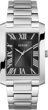 Guess Clyde Silvertone Bracelet Tank Watch, 34mm at Nordstrom