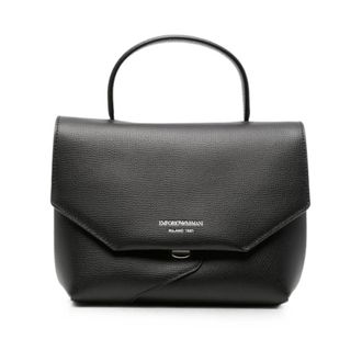 Emporio Armani Dames, Tassen, Zwart, Maat: ONE Size Leer