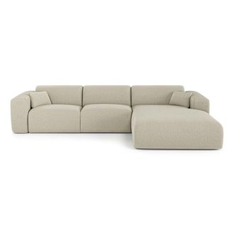 Sia Home Sof&aacute; convertible en &aacute;ngulo recto express 5plazas tejido trenzado beige