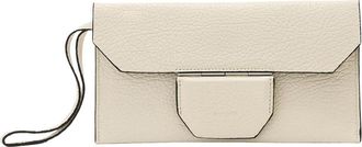 AllSaints Ursa Leather Pouch Wristlet in Sahara White at Nordstrom