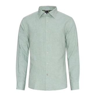 HUGO BOSS C-Hal Kent Shirt - Heren - Casual Overhemden - Groen - XL - Katoen - Overhemden