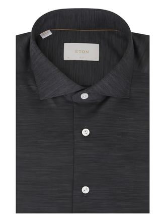 Eton Camicia a maniche lunghe in lana - Grigio