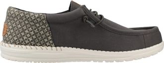 Hey Dude Block Print Veterschoenen - Heren - Veterschoenen - Grijs - 41 EU - Schoenen